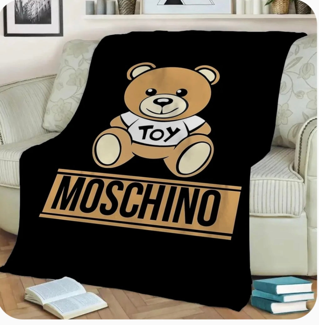 Fashion Blanket teddy bear