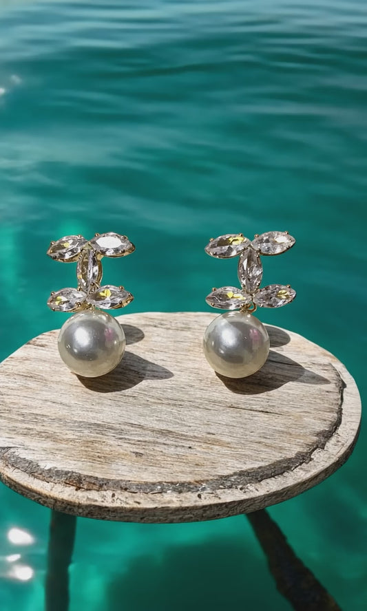 pearl earrings